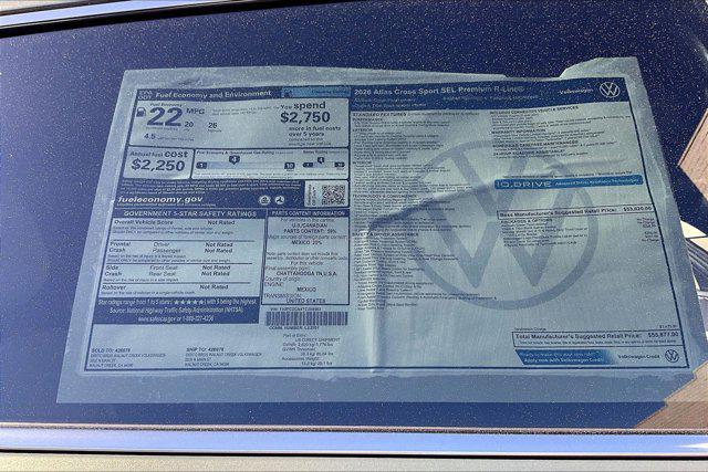 new 2026 Volkswagen Atlas Cross Sport car, priced at $55,877