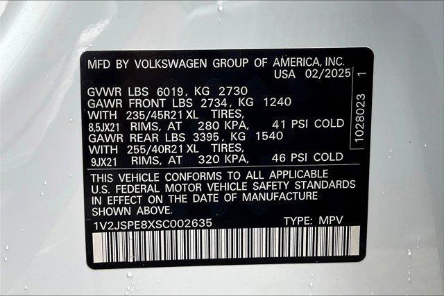 new 2025 Volkswagen ID.4 car, priced at $59,831