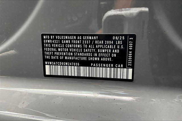 new 2025 Volkswagen Golf GTI car, priced at $40,823