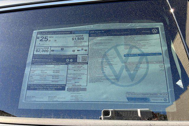 new 2026 Volkswagen Tiguan car, priced at $38,187