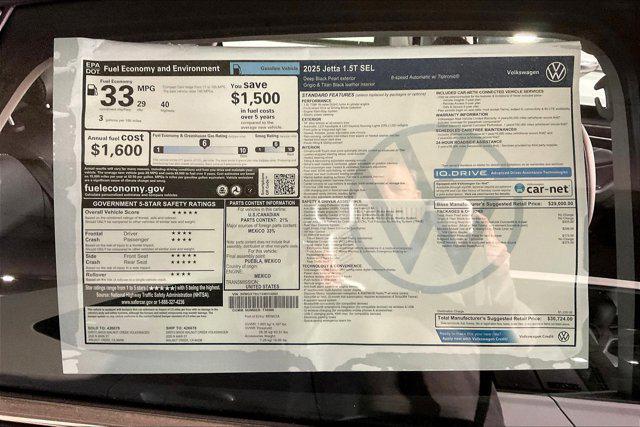 new 2025 Volkswagen Jetta car, priced at $30,724