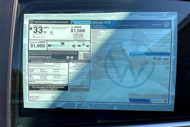 new 2025 Volkswagen Jetta car, priced at $23,910