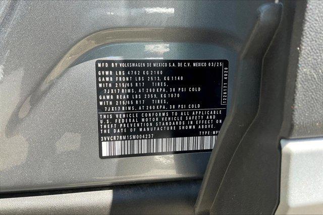new 2025 Volkswagen Tiguan car, priced at $31,326