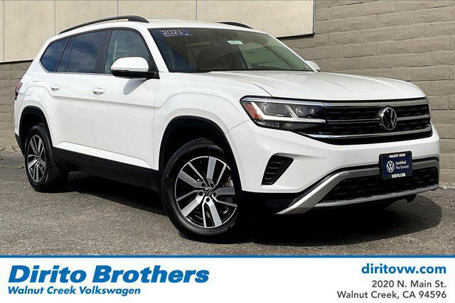 used 2021 Volkswagen Atlas car, priced at $23,981