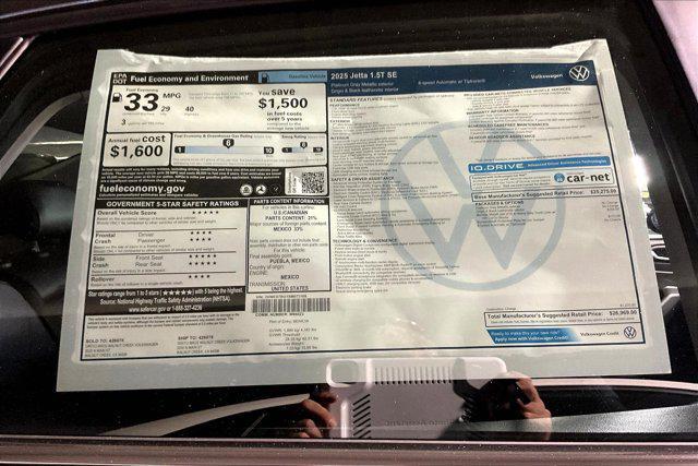 new 2025 Volkswagen Jetta car, priced at $26,969