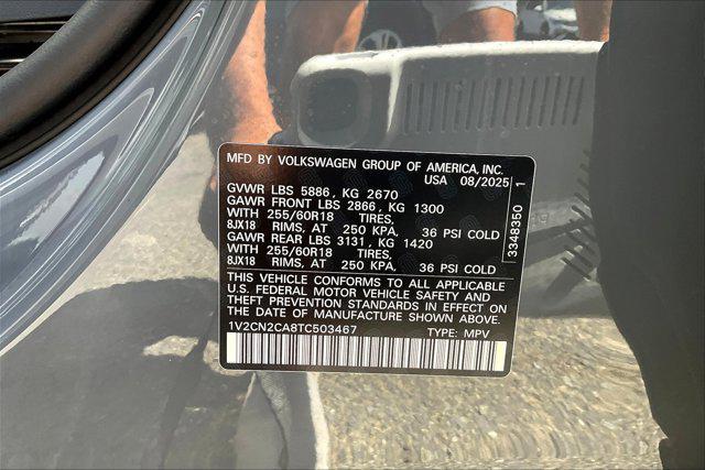 new 2026 Volkswagen Atlas car, priced at $51,234