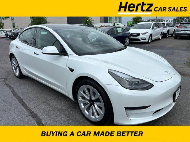 used 2023 Tesla Model 3 car, priced at $24,036