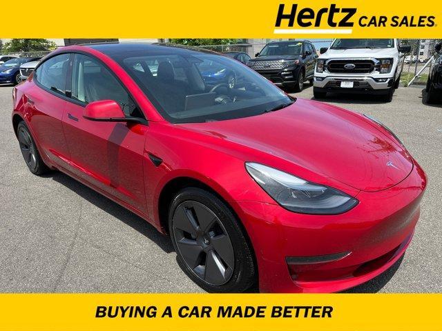 used 2023 Tesla Model 3 car, priced at $27,349