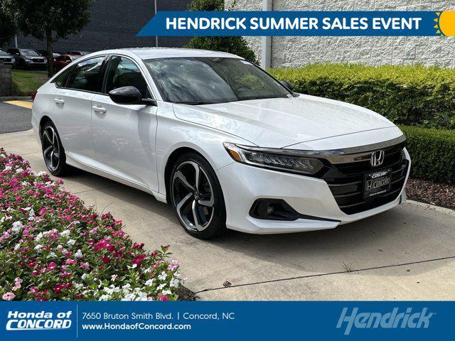 used 2021 Honda Accord car, priced at $27,881