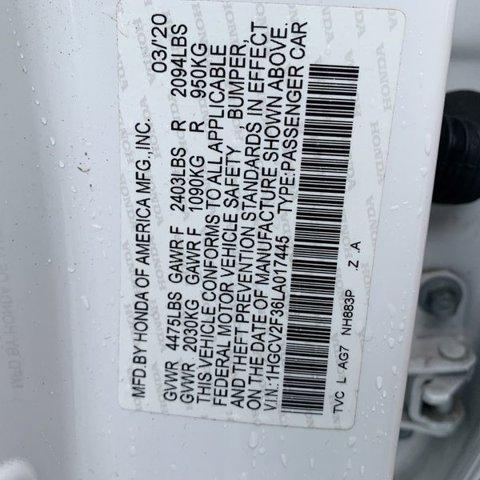 used 2020 Honda Accord car, priced at $29,881