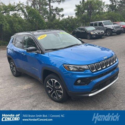 used 2022 Jeep Compass car, priced at $28,582