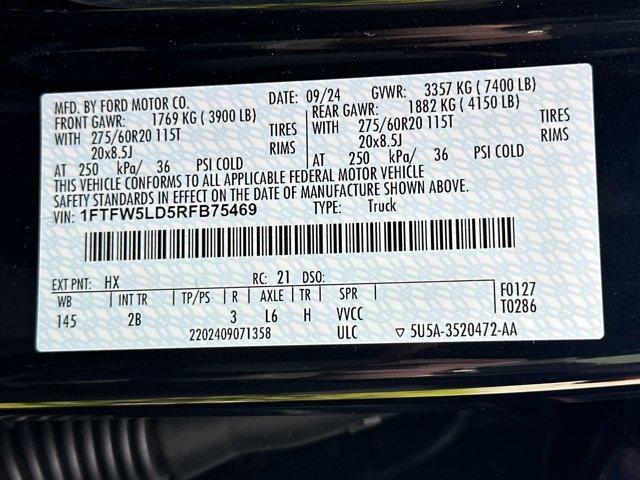 used 2024 Ford F-150 car, priced at $62,782