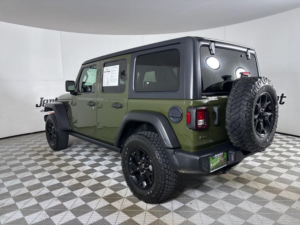 used 2021 Jeep Wrangler Unlimited car, priced at $30,700