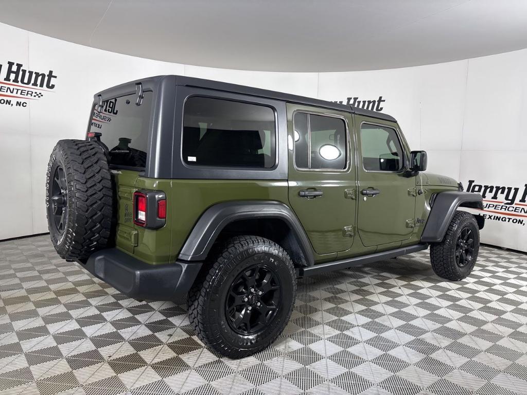 used 2021 Jeep Wrangler Unlimited car, priced at $30,700