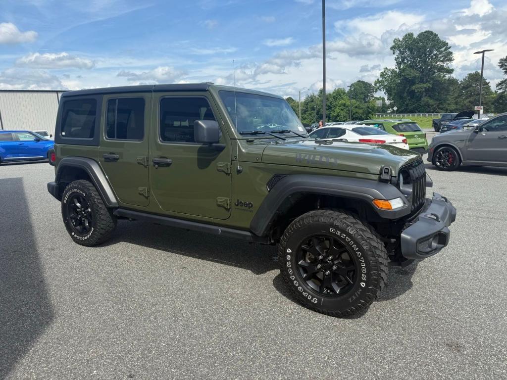 used 2021 Jeep Wrangler Unlimited car, priced at $30,900