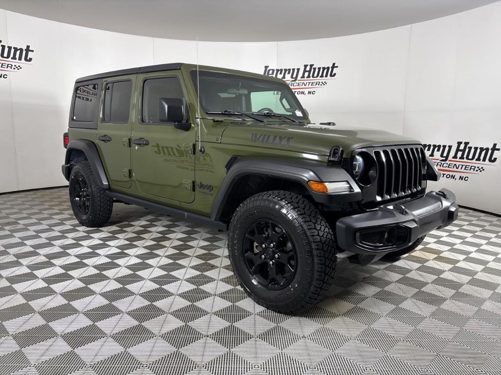 used 2021 Jeep Wrangler Unlimited car, priced at $30,700