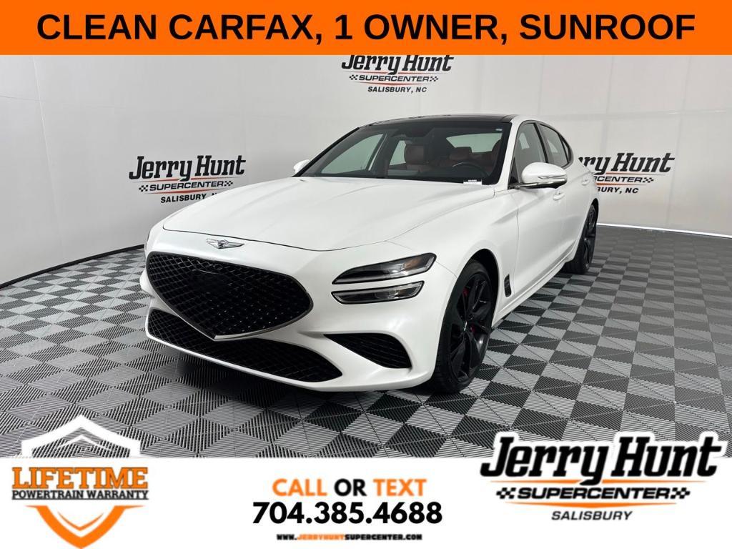 used 2023 Genesis G70 car, priced at $38,500
