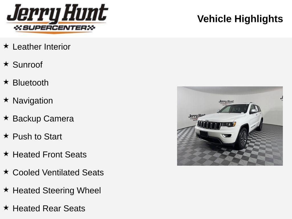 used 2021 Jeep Grand Cherokee car, priced at $19,988