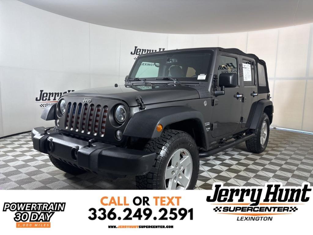 used 2017 Jeep Wrangler Unlimited car, priced at $21,496