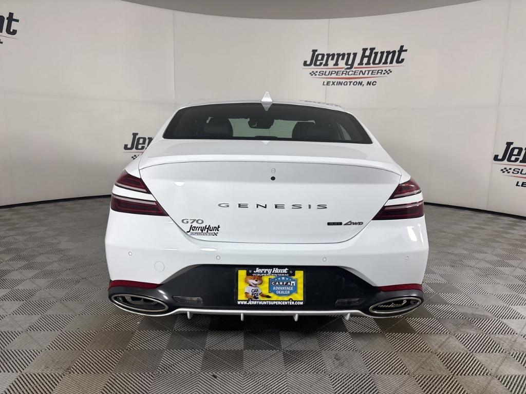 used 2023 Genesis G70 car, priced at $35,500