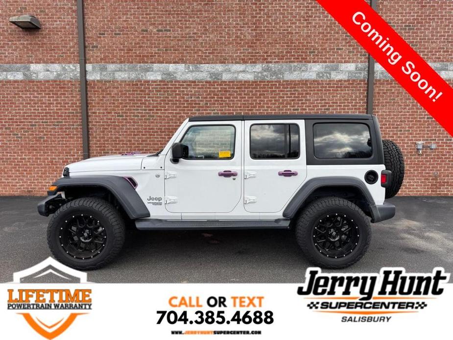 used 2020 Jeep Wrangler Unlimited car, priced at $26,172