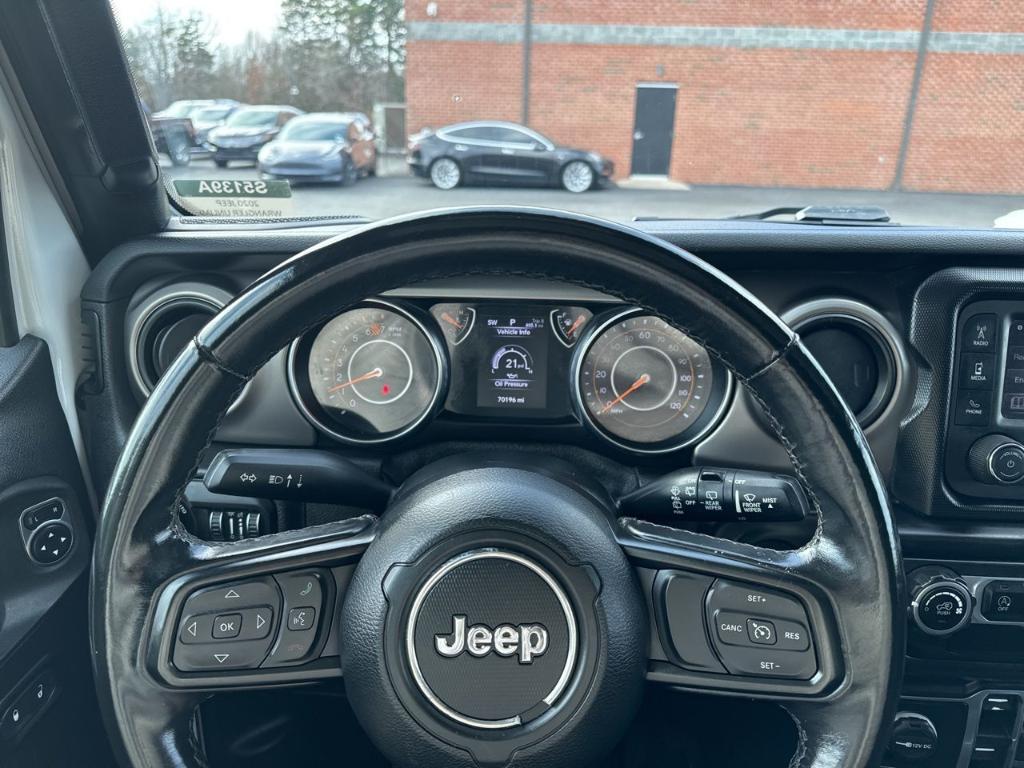 used 2020 Jeep Wrangler Unlimited car, priced at $24,500