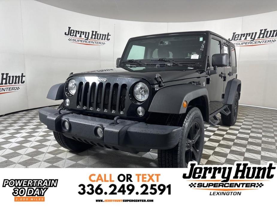 used 2017 Jeep Wrangler Unlimited car, priced at $21,422