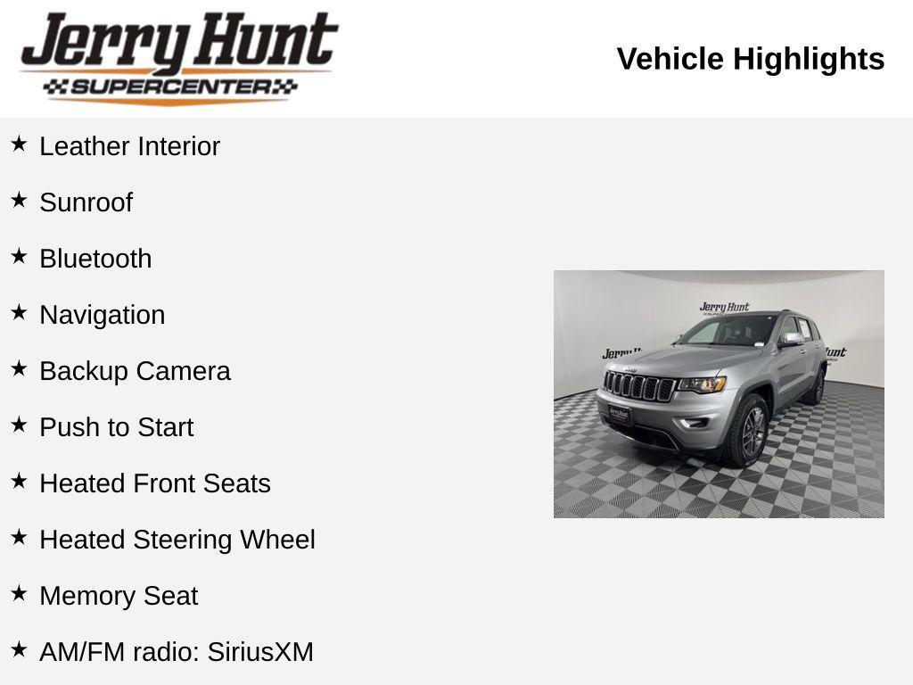 used 2020 Jeep Grand Cherokee car, priced at $18,500