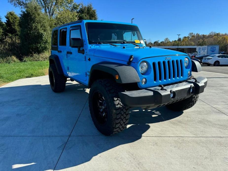 used 2017 Jeep Wrangler Unlimited car, priced at $19,500