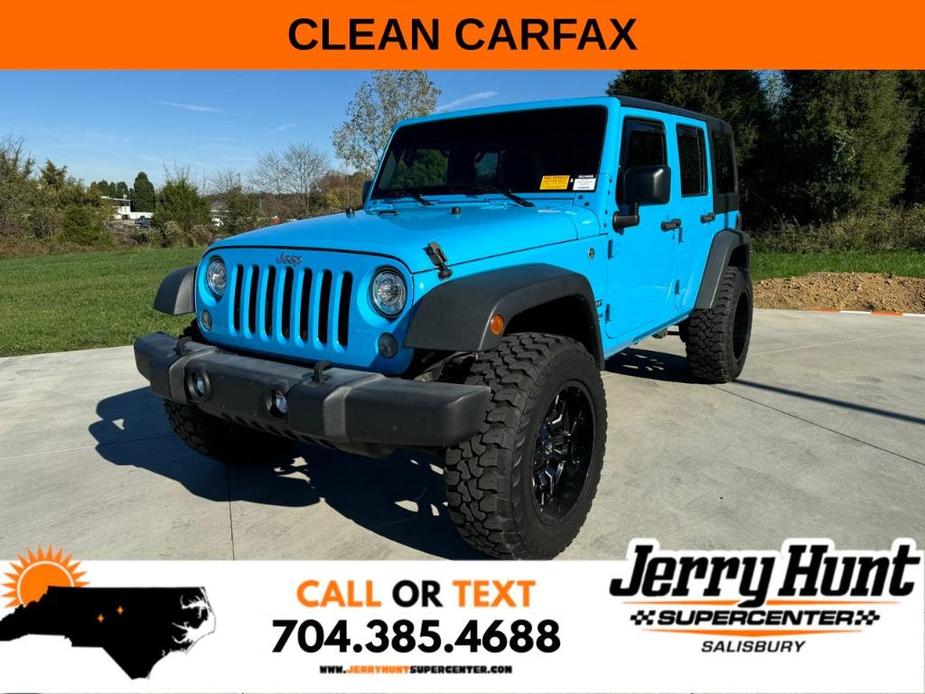 used 2017 Jeep Wrangler Unlimited car, priced at $19,500