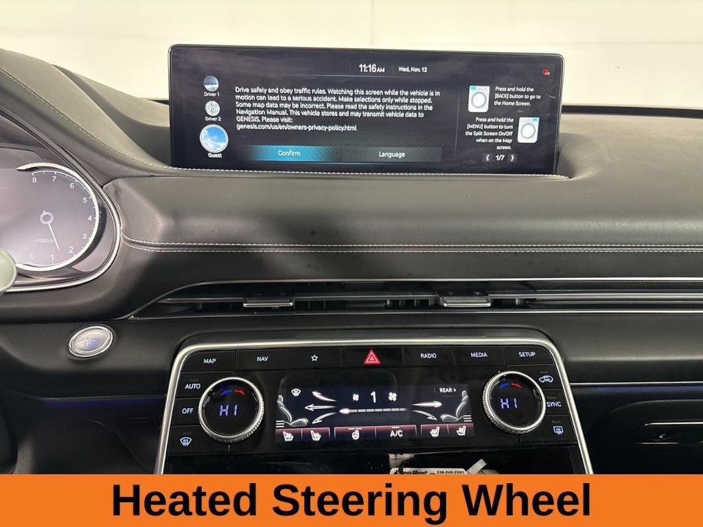 used 2024 Genesis GV80 car, priced at $43,485