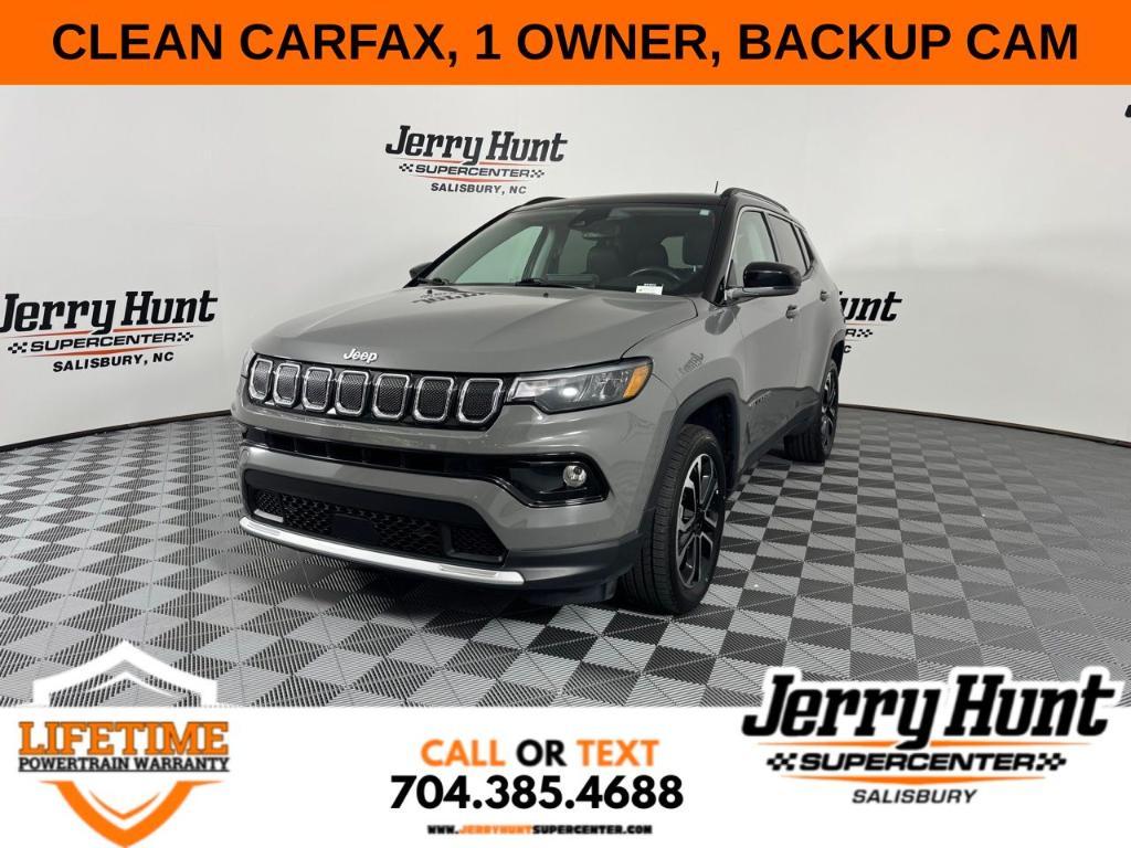 used 2022 Jeep Compass car, priced at $23,555
