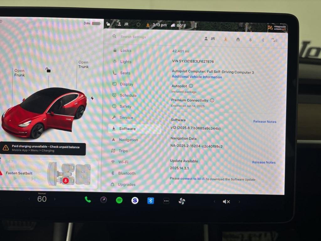 used 2020 Tesla Model 3 car, priced at $21,700