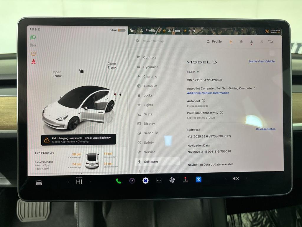 used 2023 Tesla Model 3 car, priced at $26,888