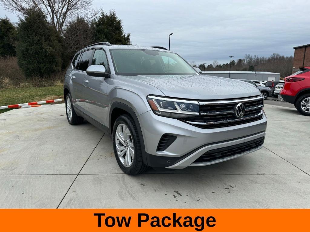 used 2021 Volkswagen Atlas car, priced at $25,000