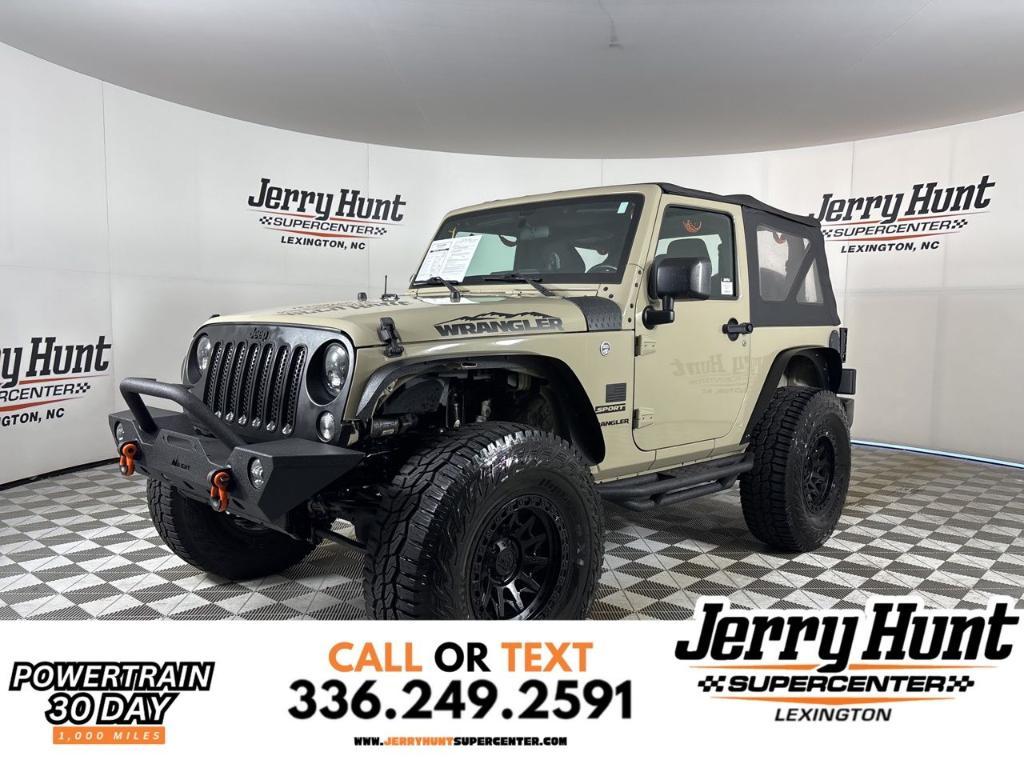 used 2017 Jeep Wrangler car, priced at $19,988