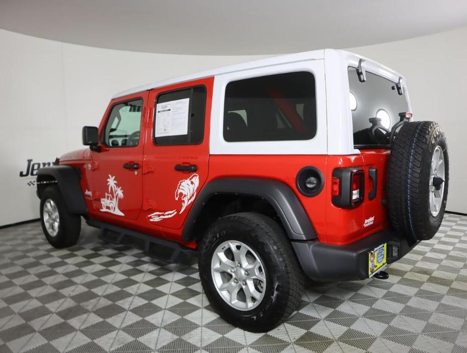 used 2021 Jeep Wrangler Unlimited car, priced at $32,200