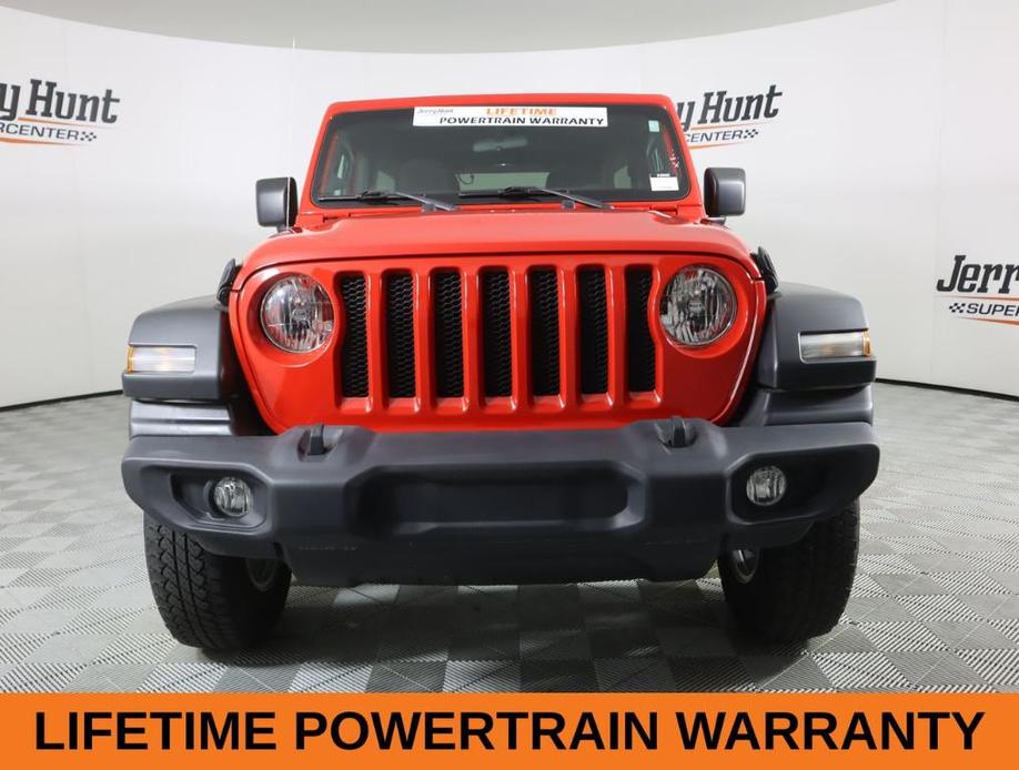 used 2021 Jeep Wrangler Unlimited car, priced at $32,758