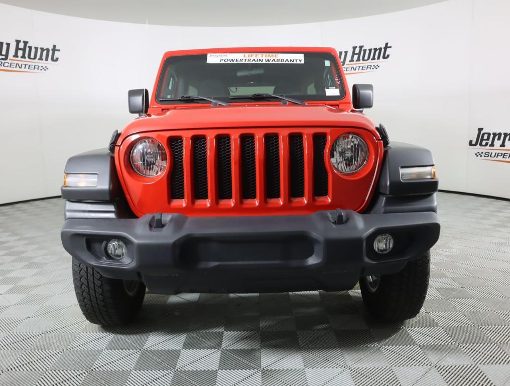 used 2021 Jeep Wrangler Unlimited car, priced at $32,200