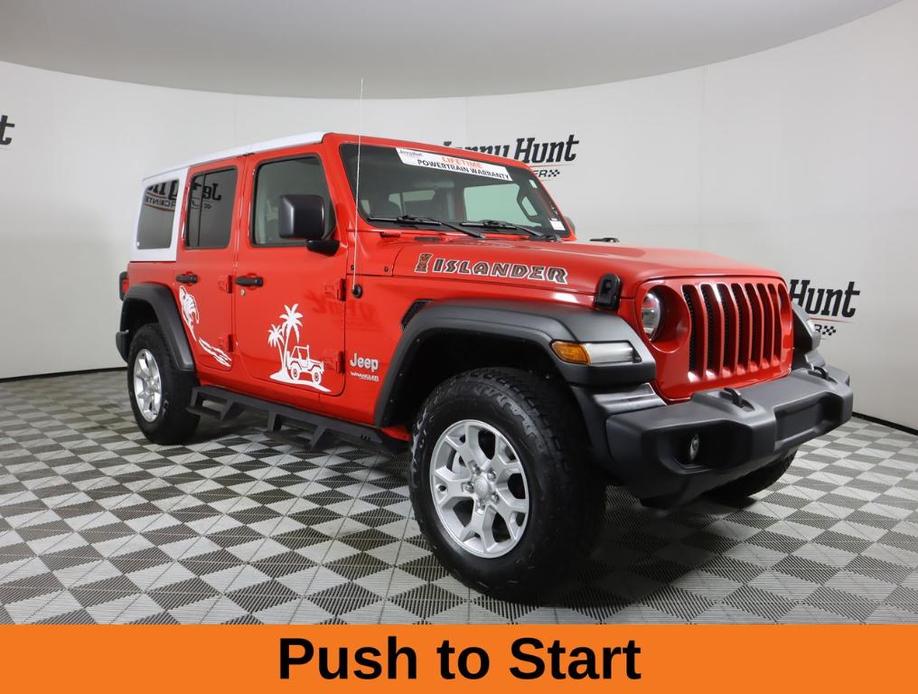 used 2021 Jeep Wrangler Unlimited car, priced at $32,758