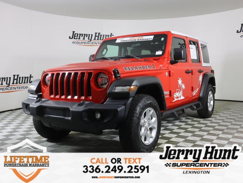 used 2021 Jeep Wrangler Unlimited car, priced at $32,758