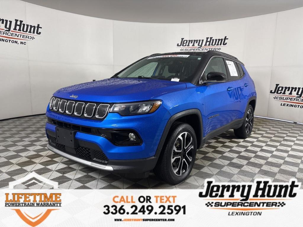 used 2022 Jeep Compass car, priced at $22,525