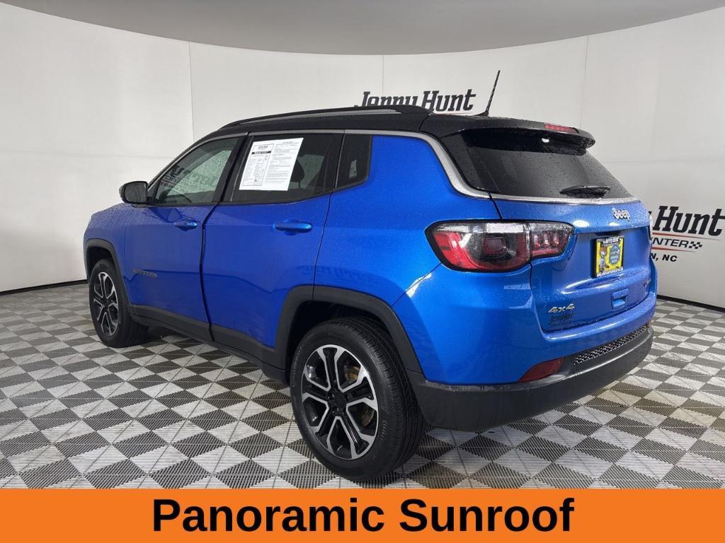 used 2022 Jeep Compass car, priced at $22,525