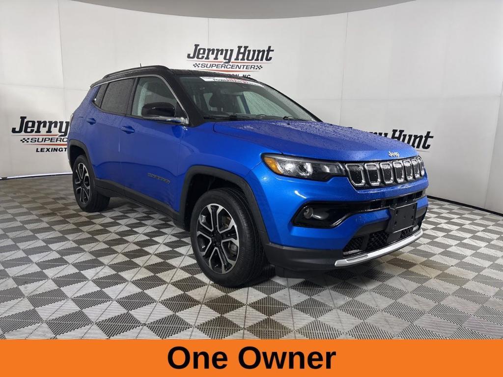 used 2022 Jeep Compass car, priced at $22,525