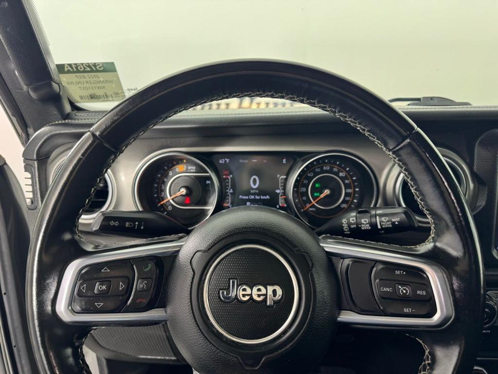 used 2022 Jeep Wrangler Unlimited car, priced at $28,588