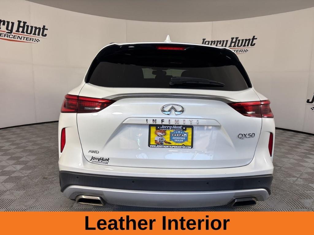 used 2021 INFINITI QX50 car, priced at $27,800