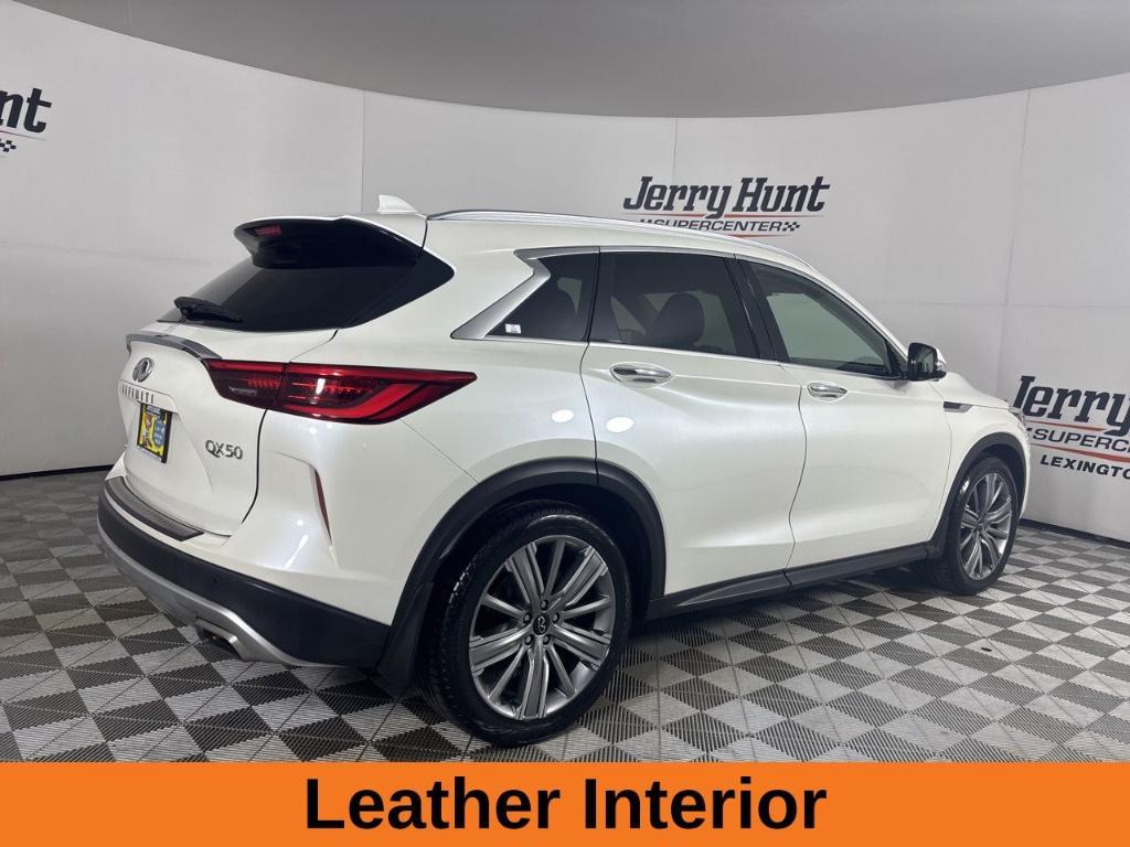 used 2021 INFINITI QX50 car, priced at $27,700