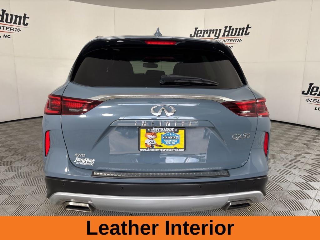 used 2022 INFINITI QX50 car, priced at $29,202