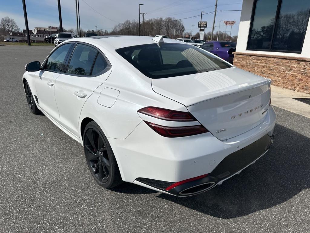 used 2022 Genesis G70 car, priced at $34,998