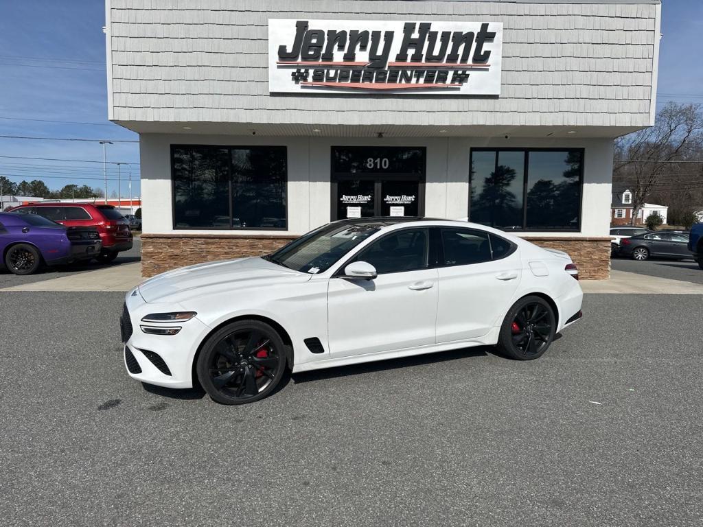 used 2022 Genesis G70 car, priced at $34,998